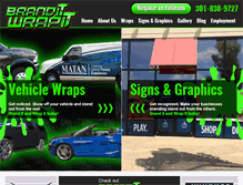 Tablet Screenshot of branditwrapit.com
